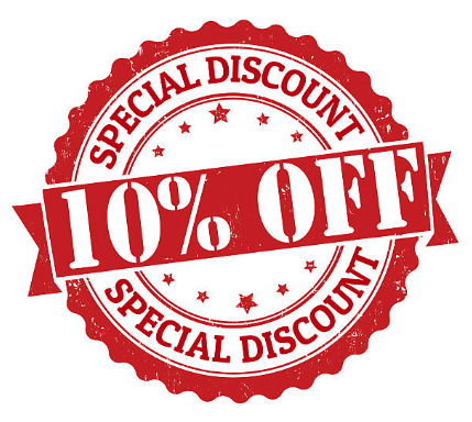 10%Off January February